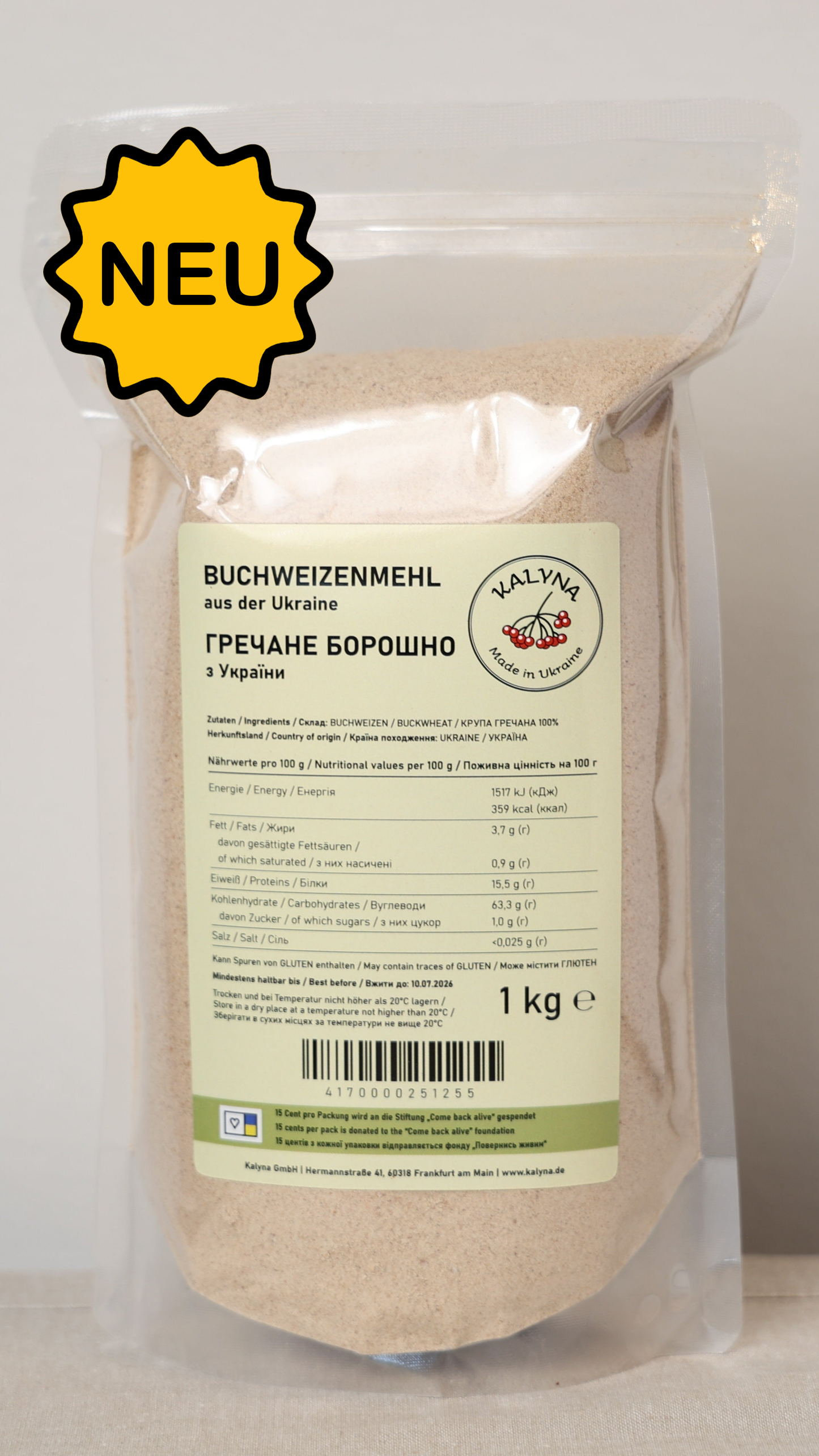 Kalyna Buchweizenmehl